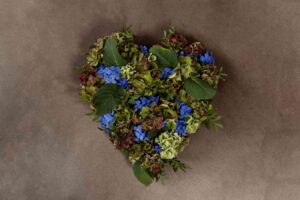 Hortensia hjerte (fyldt)